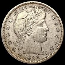 1893 Barber Quarter CLOSELY UNCIRCULATED