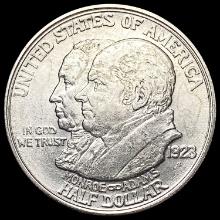 1923-S Monroe Half Dollar CHOICE AU
