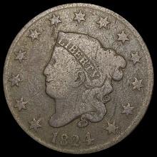 1824 Large Cent NICELY CIRCULATED