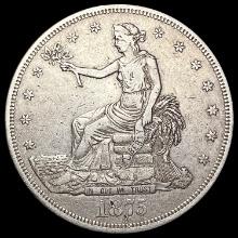 1875-CC Silver Trade Dollar LIGHTLY CIRCULATED