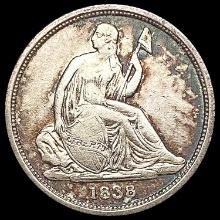 1838-O Seated Liberty Dime NEARLY UNCIRCULATED