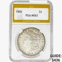 1902 Morgan Silver Dollar PGA MS63