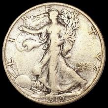 1919-S Walking Liberty Half Dollar NICELY CIRCULATED