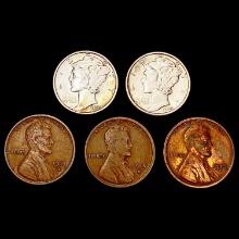 1913-1930 US Coin Collection [5 Coins] HIGH GRADE
