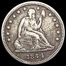 1844 Seated Liberty Quarter LIGHTLY CIRCULATED