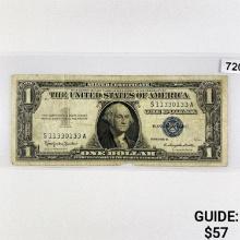 1957 B $1 Silver Silver Certificate LIGHTLY CIRCULATED