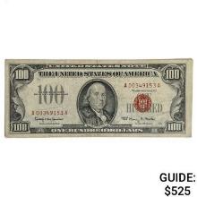 FR. 1550 1966 $100 ONE HUNDRED DOLLARS LEGAL TENDER UNITED STATES NOTE VERY FINE+