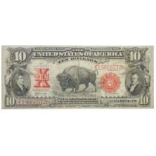 FR. 121 1901 $10 TEN DOLLARS BISON LEGAL TENDER UNITED STATES NOTE VERY FINE+
