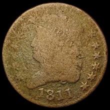 1811 Classic Head Half Cent NICELY CIRCULATED
