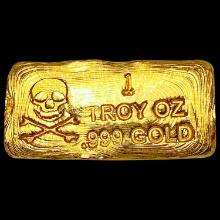 1oz Gold Bar .999 HIGH GRADE
