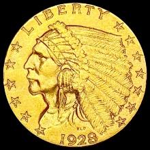 1928 $2.50 Gold Quarter Eagle HIGH GRADE