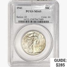 1941 Walking Liberty Half Dollar PCGS MS65