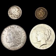 (4) Varied US Coinage (1864, 1918-D, 1921, 1923) UNCIRCULATED