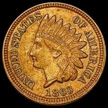1863 Indian Head Cent NEARLY UNCIRCULATED