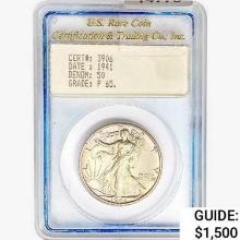 1941 Walking Liberty Half Dollar U.S. Rare Coin P65