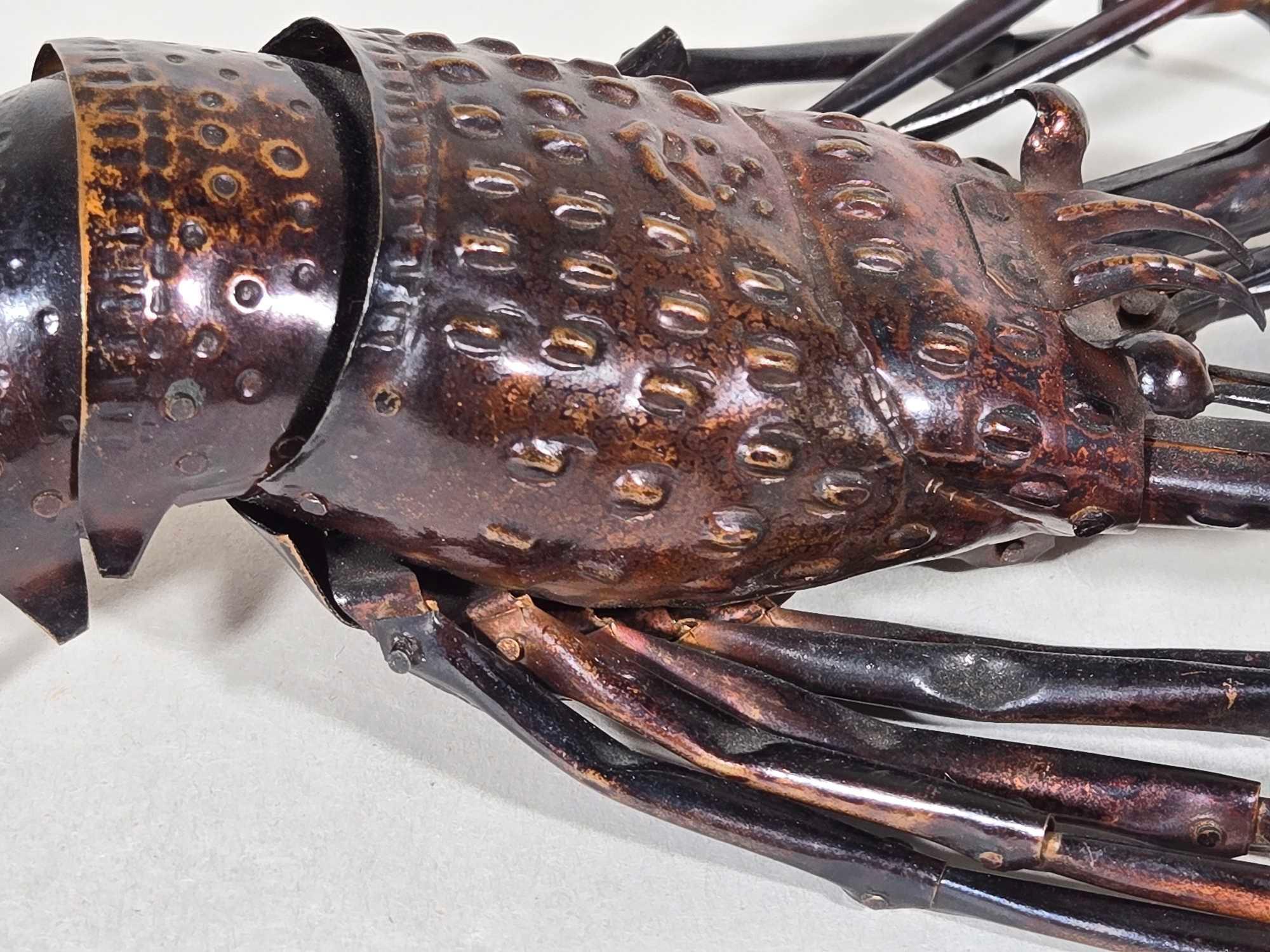 Japanese Meiji Jizai Okimono Copper Articulated Crayfish