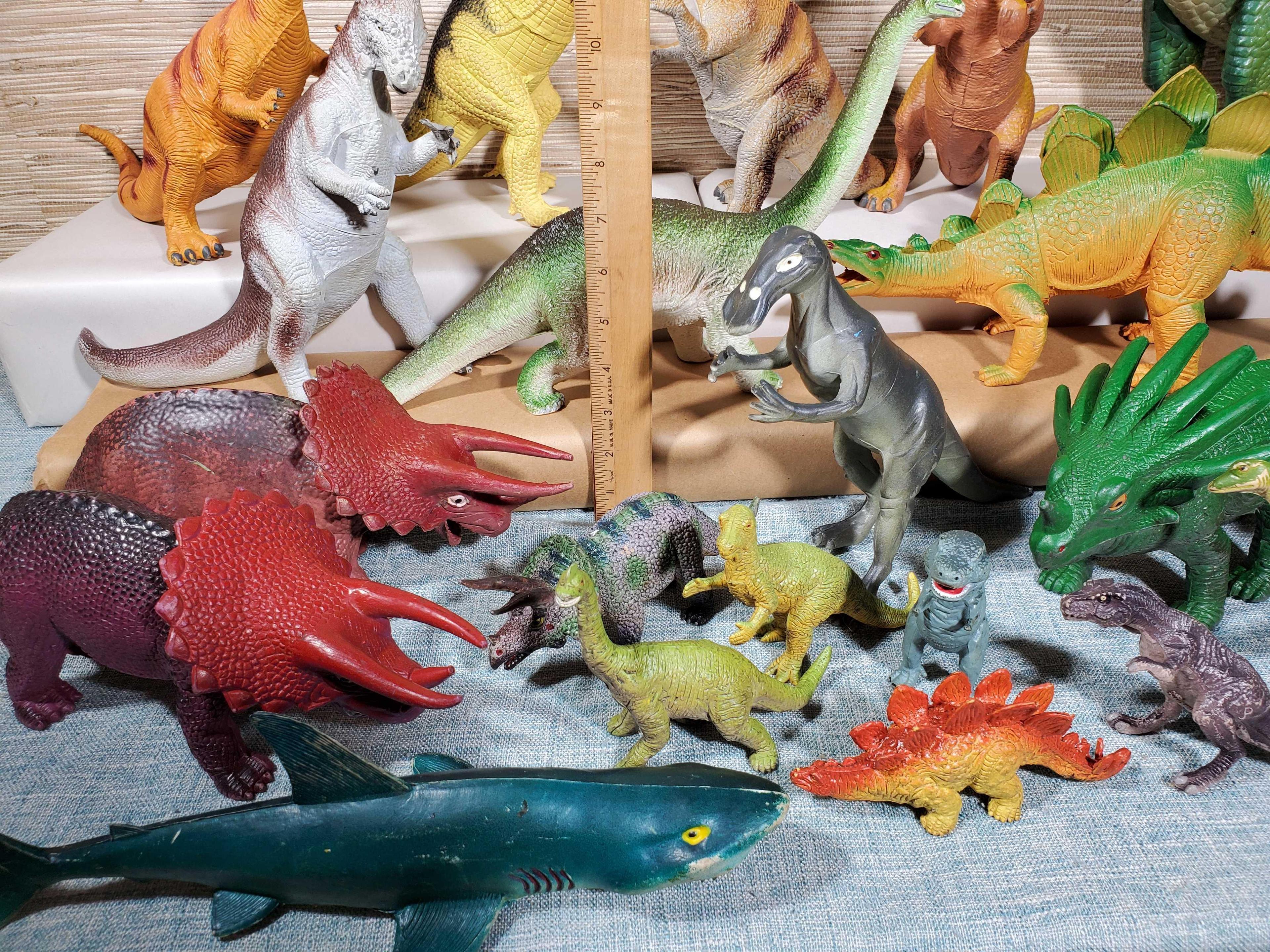 Fun Collection of Realistic Plastic Dinosaurs in a Variety of Sizes