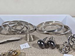 Lot of Sterling Silver Jewelry Incl. Vintage