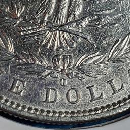 2 US Morgan Silver Dollars - 1880-O and 1899-S