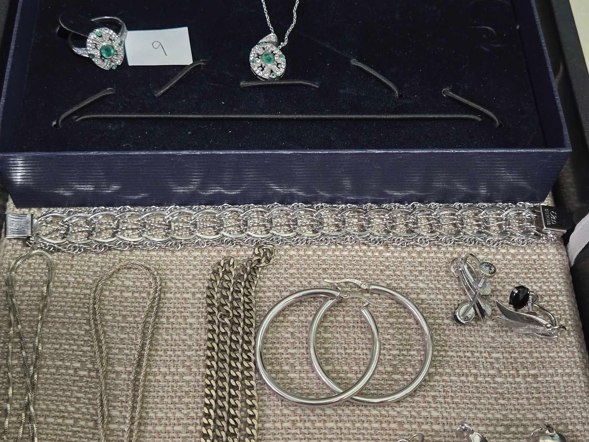 Sterling Silver Jewelry Incl. Stauer 4 Pc. Set