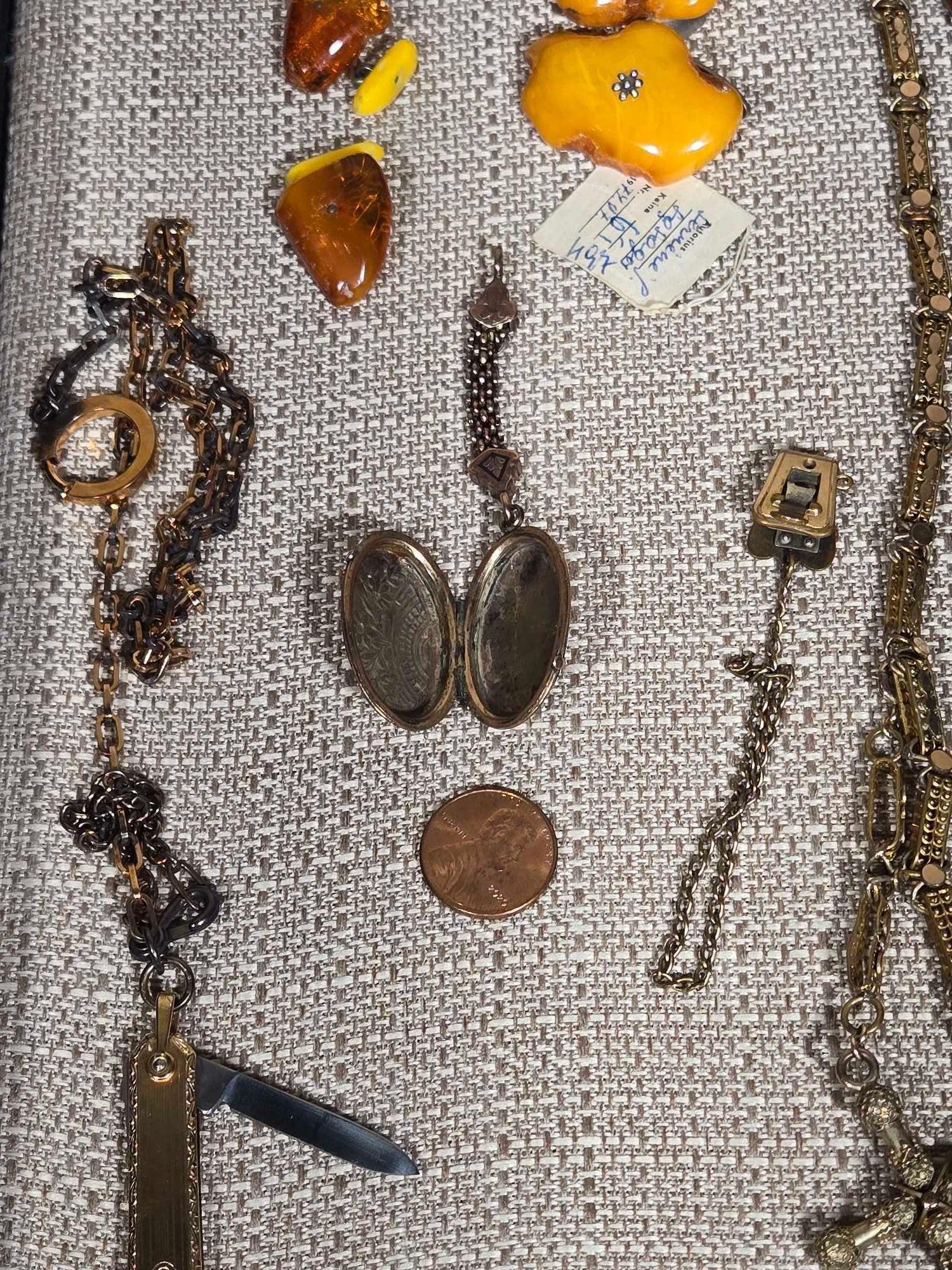 Men's Antique Jewelry Lot