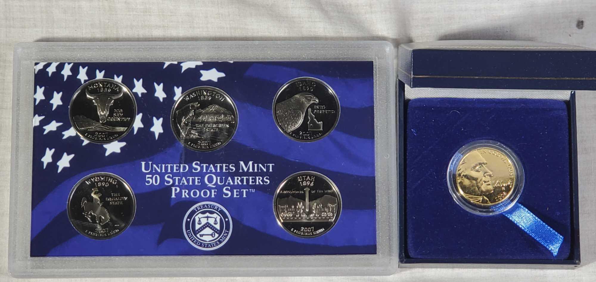 PCI Graded World Coins, American Silver Eagle Colorized Commemorative, US Nickel & Quarter Sets, Etc