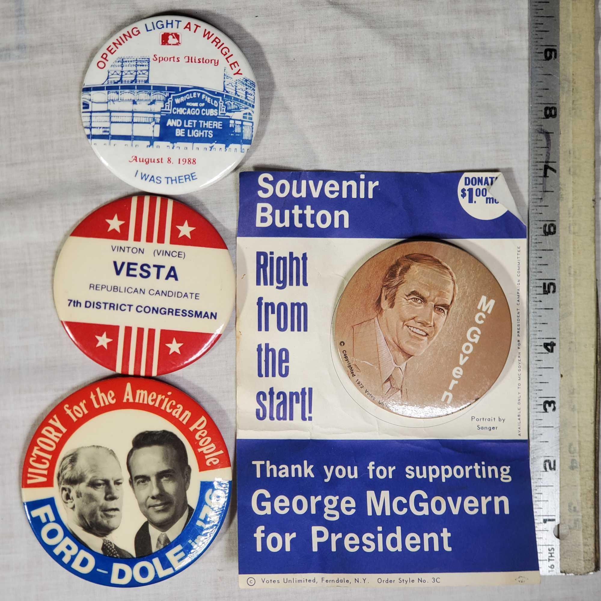Collection Of 1957 Presidential Inagural Collectibles and other Political Ephemera