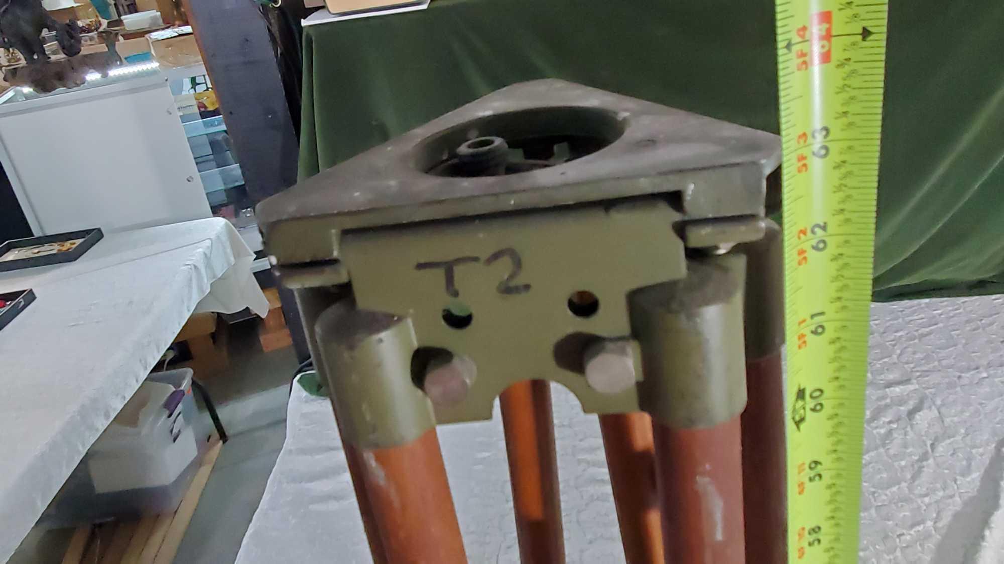 Rare Antique Keuffel And Esser Co. T-34 Transit Survey Instrument With Original Box And Tripod