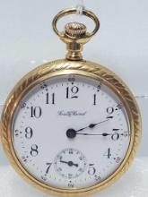 1908 South Bend 15 Jewel Open Face Pocket Watch