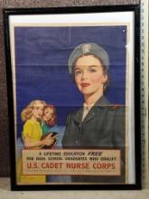 Nice Alex Ross WWII Cadet Nurse Corps Recutment Poster "Free Education For HS Graduates"