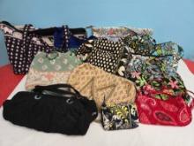 Collection of Pre-Owned Vera Bradley Handbags Plus Others