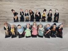 Collection of 17 Vintage Royal Doulton 4" Dickens Figurines