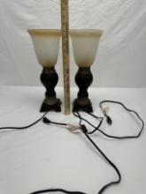 (2) Approx 15in Tall Table Lamps