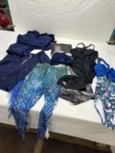 Box Lot/Mermaid Yoga Pants, Swim Suits, ETC
