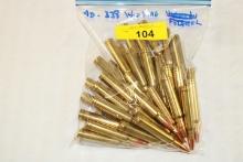 40 Rounds of Federal 338 WIN MAG White Tip Ammo