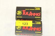 100 Rounds of TulAmmo 9mm Luger 115 Gr. FMJ Ammo