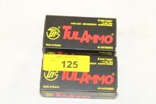 100 Rounds of TulAmmo 9mm Luger 115 Gr. FMJ Ammo