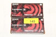 40 Rounds of Federal 224 Valkyrie 75 Gr. TMJ Ammo