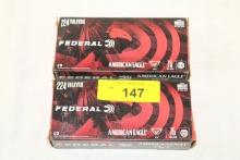 40 Rounds of Federal 224 Valkyrie 75 Gr. TMJ Ammo