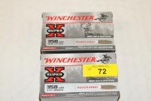 40 Rounds of Winchester 358 WIN. 200 Gr. Power-Point Ammo