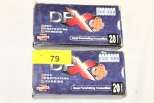 40 Rounds of CorBon 260 REM 120 Gr. T-DPX Ammo