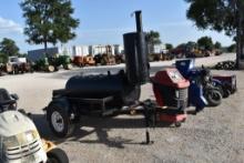 PORTABLE BBQ PIT (PLATE # 882473M) (REGISTRATION PAPER ON HAND AND WILL BE