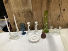 Glass/Crystal Candle holders & Vases