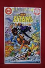 NEW TEEN TITANS ANNUAL #1 | THE FINAL CONFLICT! | GEORGE PEREZ COVER ART