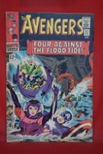 AVENGERS #27 | FOUR AGAINST THE FLOODTIDE! | CLASSIC JACK KIRBY - 1966