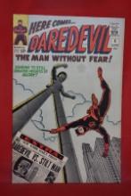 DAREDEVIL #8 | KEY 1ST APP OF STILT-MAN! | ICONIC WALLY WOOD COVER - 1965 - NICE BOOK!