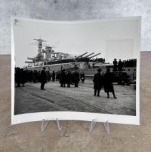 Launching German Battleships Photo