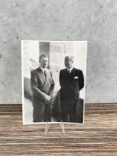 WW2 Adolf Hitler Greek Minister Press Photo