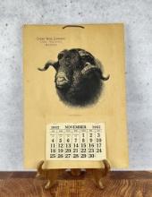 Emery Wool Company Boston Calendar