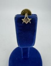 10k Gold Masonic Pin